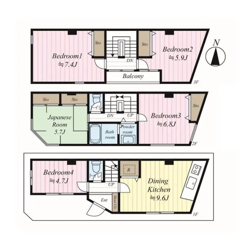 Shinjuku 5-Room Family House Tokyo Holiday home